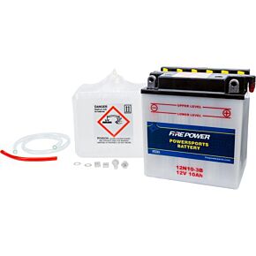 FIRE POWER Battery W/acid 12n10-3b 12v