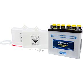 FIRE POWER Battery W/acid 12n24-3 12v