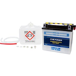 FIRE POWER Battery W/acid 12n5.5-3b 12v