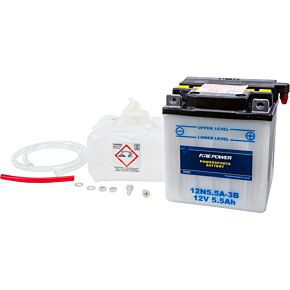 FIRE POWER Battery W/acid 12n5.5a-3b 12v