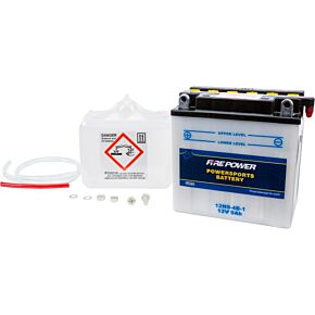 FIRE POWER Battery W/acid 12n9-4b-1 12v