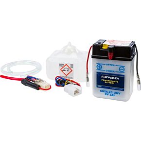 FIRE POWER Battery W/acid 6n2a-2c Unv 6v