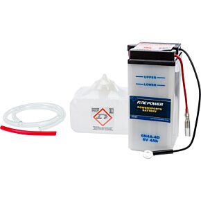FIRE POWER Battery W/acid 6n4a-4d 6v