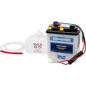 FIRE POWER Battery W/acid 6n6-1b 6v