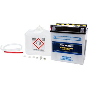FIRE POWER Battery W/acid Cb10l-a2 12v Heavy Duty