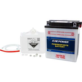 FIRE POWER Battery W/acid Cb12a-b 12v Heavy Duty
