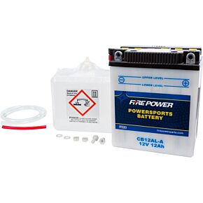 FIRE POWER Battery W/acid Cb12al-a 12v Heavy Duty