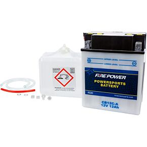 FIRE POWER Battery W/acid Cb12c-a 12v Heavy Duty