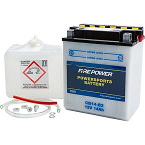 FIRE POWER Battery W/acid Cb14-b2 12v Heavy Duty