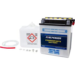 FIRE POWER Battery W/acid Cb14l-b2 12v Heavy Duty