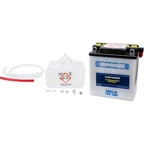 FIRE POWER Battery W/acid Cb3l-b 12v Heavy Duty