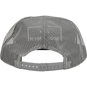 FIRE POWER Flat Bill Patch Hat Grey