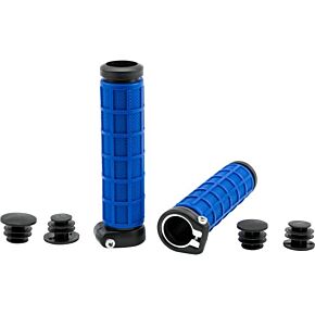 FIRE POWER Grip-lock Grips Blue/black