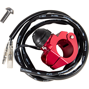 FIRE POWER Kill Switch Single Bolt Clamp Red