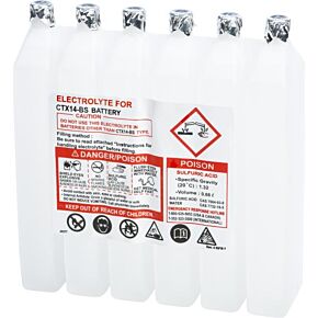 FIRE POWER Sealed Battery Electrolyte Pack 660cc