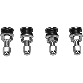 FIRE POWER Valve Stems Chrome 4/pk