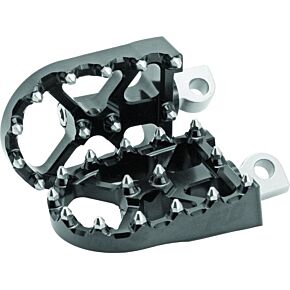 FLO MOTORSPORTS Bmx Style Foot Pegs Black