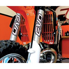 FLO MOTORSPORTS High Flow Radiator Braces Orange