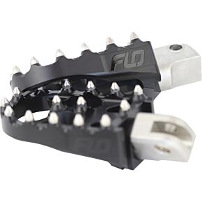 FLO MOTORSPORTS Moto Style Footpeg Set Black Ftr 1200