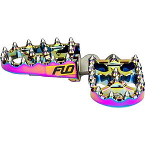 FLO MOTORSPORTS Moto Style Footpeg Set Jet Fuel 2"x3.125"