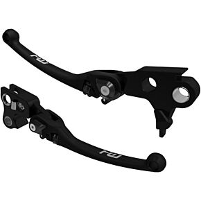 FLO MOTORSPORTS Mx Style Lever Set Black `96-17 Fxd