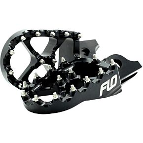 FLO MOTORSPORTS Pro Series Foot Pegs Black Yam