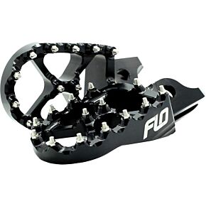 FLO MOTORSPORTS Pro Series Foot Pegs Black