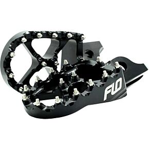 FLO MOTORSPORTS Pro Series Foot Pegs Black