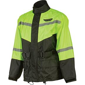 FLY RACING 2-piece Rain Suit Black/hi-vis Xl