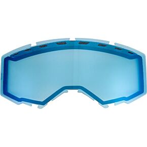 FLY RACING Dual Lens With Vents Adult Sky Blue Mirror/blue Lens