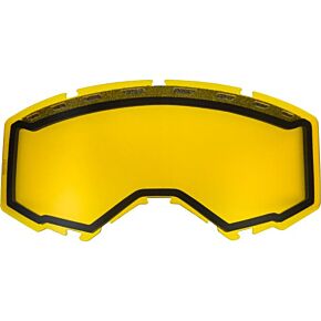 FLY RACING Dual Lens With Vents Adult Yellow