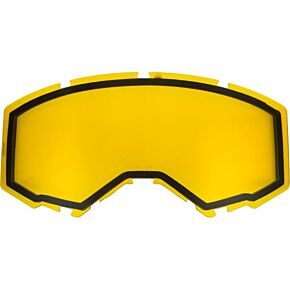 FLY RACING Dual Lens W/o Vents Adult Yellow