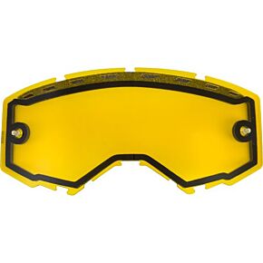 FLY RACING Dual Lens W/vents And Post Yellow