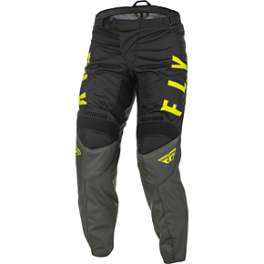 FLY RACING F-16 Pants Grey/black/hi-vis Sz 30