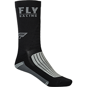 FLY RACING Factory Rider Socks Black/grey Sm/md