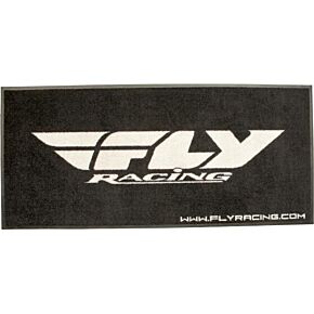 FLY RACING Floor Rug Black/white 73"x33"