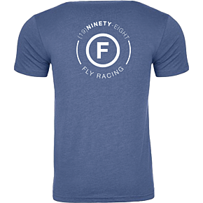 FLY RACING Fly Atom Tee Cool Blue Heather Xl