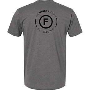FLY RACING Fly Atom Tee Gunmetal Heather Md