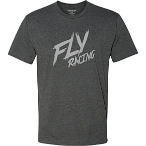 FLY RACING Fly Brawl Tee Charcoal Sm