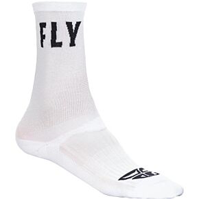 FLY RACING Fly Crew Socks White Sm/md