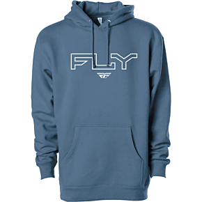 FLY RACING Fly Edge Hoodie Storm Blue Sm