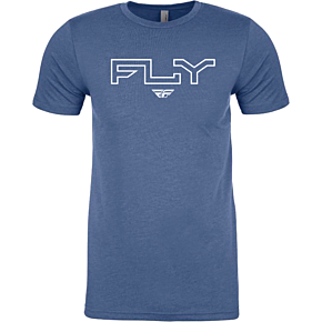 FLY RACING Fly Edge Tee Cool Blue Heather 2x