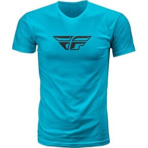FLY RACING Fly F-wing Tee Turquoise 2x
