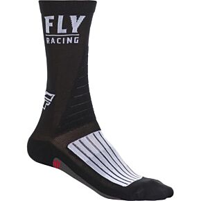 FLY RACING Fly Factory Rider Socks Black/white/red Sm/md