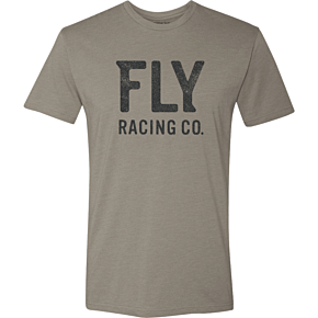 FLY RACING Fly Gauge Tee Warm Grey Lg