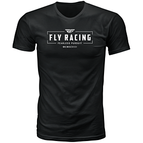 FLY RACING Fly Motto Tee Black Sm