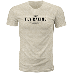 FLY RACING Fly Motto Tee Natural Md