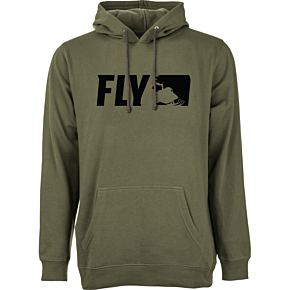 FLY RACING Fly Primary Hoodie Military Green Xl