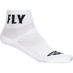 FLY RACING Fly Shorty Socks White Sm/md