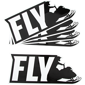 FLY RACING Fly Snow 2021 Sticker - 5/pk 15" Rider Sticker